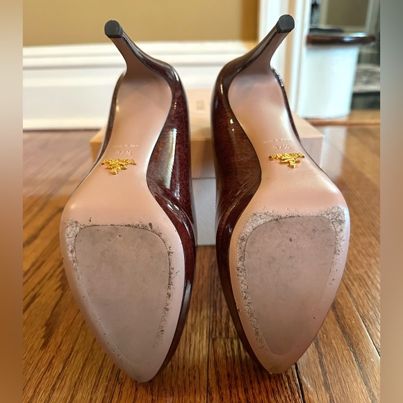Prada Patent Leather Platform Heels - Picture 7 of 16